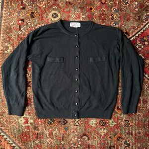 Vintage 90s Black Cardigan
